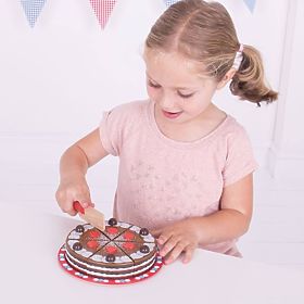 Bigjigs Toys feliere tort de ciocolată