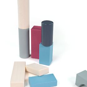 Bigjigs Toys Găleată cu 50 de cuburi