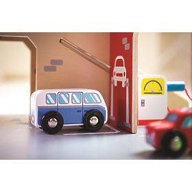 Bigjigs Toys Garaj cu parcare