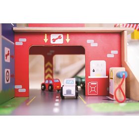 Bigjigs Toys Garaj cu parcare