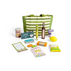 Bigjigs Toys Geantă de cumpărături cu produse, Bigjigs Toys