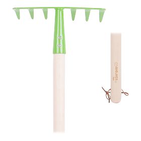 Bigjigs Toys Greblă de grădină verde