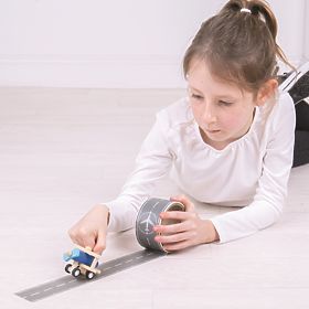 Bigjigs Toys Bandă pista cu avion