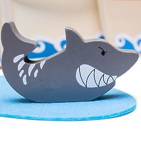Bigjigs Toys Navă pirat cu pirați