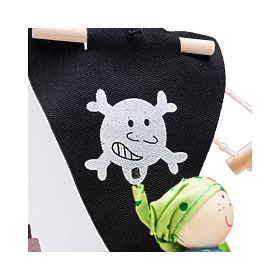 Bigjigs Toys Navă pirat cu pirați