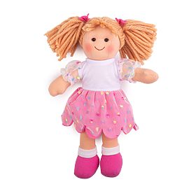 Bigjigs Toys Păpușă de pânză Darcie 28 cm