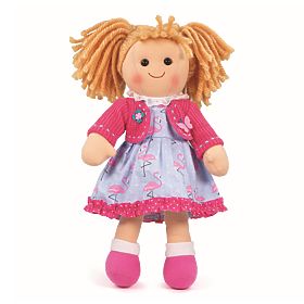 Bigjigs Toys Păpușă de pânză Maggie 34cm