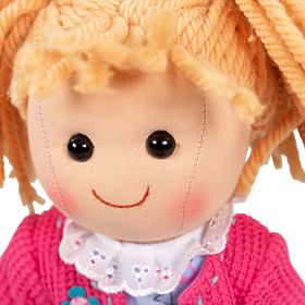 Bigjigs Toys Păpușă de pânză Maggie 34cm, Bigjigs Toys