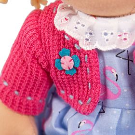 Bigjigs Toys Păpușă de pânză Maggie 34cm