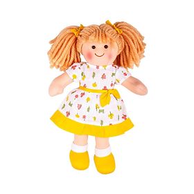 Bigjigs Toys Păpușă de pânză Zoe 28cm