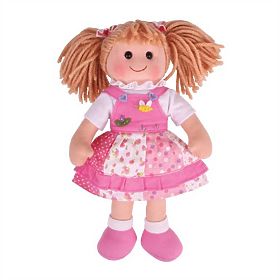 Bigjigs Toys Păpușă din material textil Hayley 34 cm