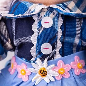 Bigjigs Toys Păpușă din material textil Katie 34 cm