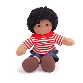Bigjigs Toys Păpușă din material textil Otis 28 cm