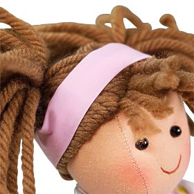 Bigjigs Toys Păpușă din material textil Rose 28 cm, Bigjigs Toys
