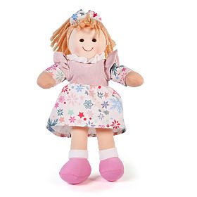Bigjigs Toys Păpușă din material textil Shannon 25 cm, Bigjigs Toys