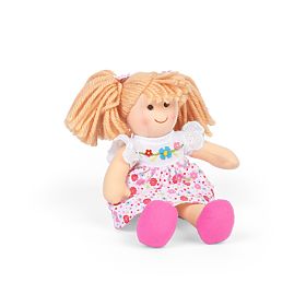 Păpușa din pânză Bigjigs Toys Georgia - mică 25 cm