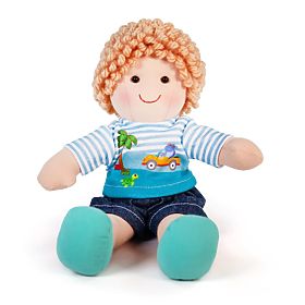 Bigjigs Toys Păpușă din pânză Robin 30 cm