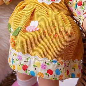 Bigjigs Toys Papusa din stofa Daisy 28 cm