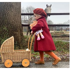 Bigjigs Toys Păpușă textilă Poppy 28 cm, Bigjigs Toys
