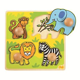 Bigjigs Toys primul meu puzzle de safari
