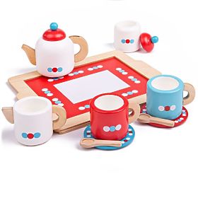 Bigjigs Toys Set de ceai cu buline, Bigjigs Toys