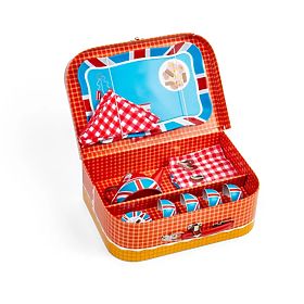 Bigjigs Toys Set de ceai în valiză Londra, Bigjigs Toys