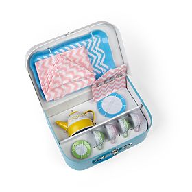 Bigjigs Toys Set de ceai în valiză, Bigjigs Toys