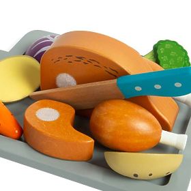 Bigjigs Toys Set Pui Fript cu Legume