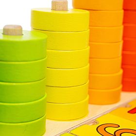 Bigjigs Toys Tabla Jigsaw cu numere