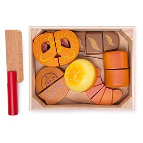 Bigjigs Toys Tăiere produse de patiserie într-o cutie