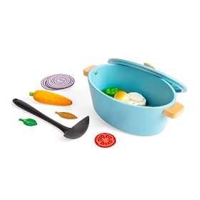 Bigjigs Toys Vas de copt cu legume, Bigjigs Toys