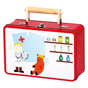 Bino Jucării din lemn trusă veterinară, Bino
