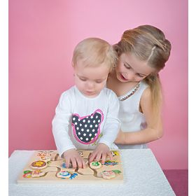 Bino Labirint motric Găsește capul animalului