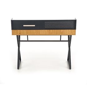 Birou B43 - stejar auriu / negru