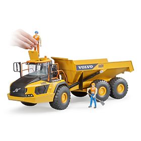 Bruder Basculant Articulat Volvo A60H la scară 1:16 - ambalaj deteriorat, Bruder