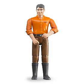 Bruder BWORLD Figurină bărbat pantaloni maro