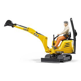 Bruder BWORLD Mini-excavator JCB cu figură