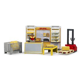 Bruder BWORLD Oficiul Poștal DHL cu accesorii