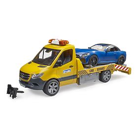 Bruder Camion de remorcare MB Sprinter cu mașină sport