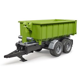 Bruder Camion verde cu container basculant, scară: 1:16