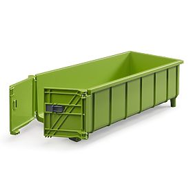 Bruder Camion verde cu container basculant, scară: 1:16