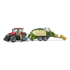 Bruder Lis cu 2 baloți Krone BiG Pack 1290HDP VC