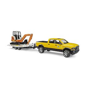 Bruder Mașină de teren de service RAM cu mini excavator
