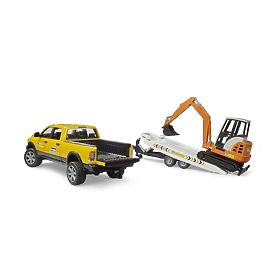 Bruder Mașină de teren de service RAM cu mini excavator