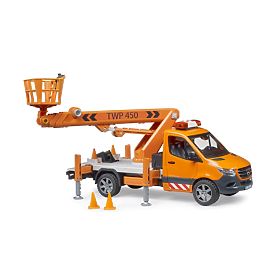 Bruder MB Sprinter cu platformă de lucru ridicată