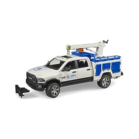 Bruder RAM 2500 Vehicul de service cu braț rotativ și faruri de avertizare