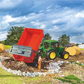 Bruder Remorcă cu perete spate automat