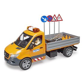 Bruder Vehicul de întreținere drumuri MB Sprinter cu figură și accesorii