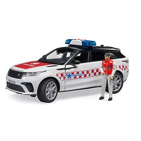 Vehicul medical de salvare Bruder Range Rover Velar cu șofer