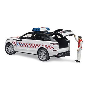 Vehicul medical de salvare Bruder Range Rover Velar cu șofer